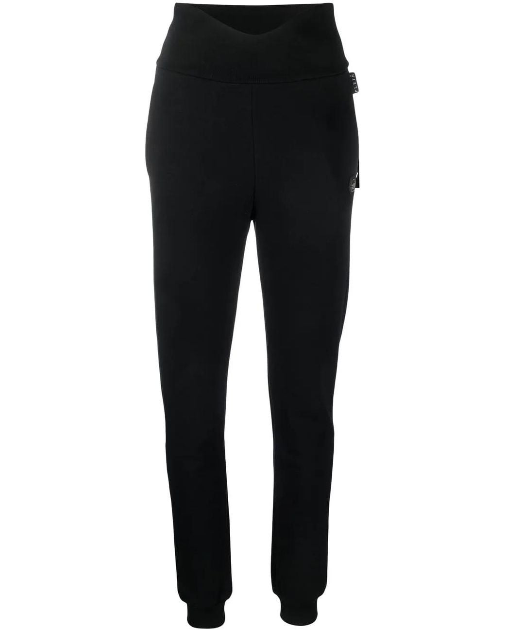 Philipp Plein Black Gothic Plein Track Pants
