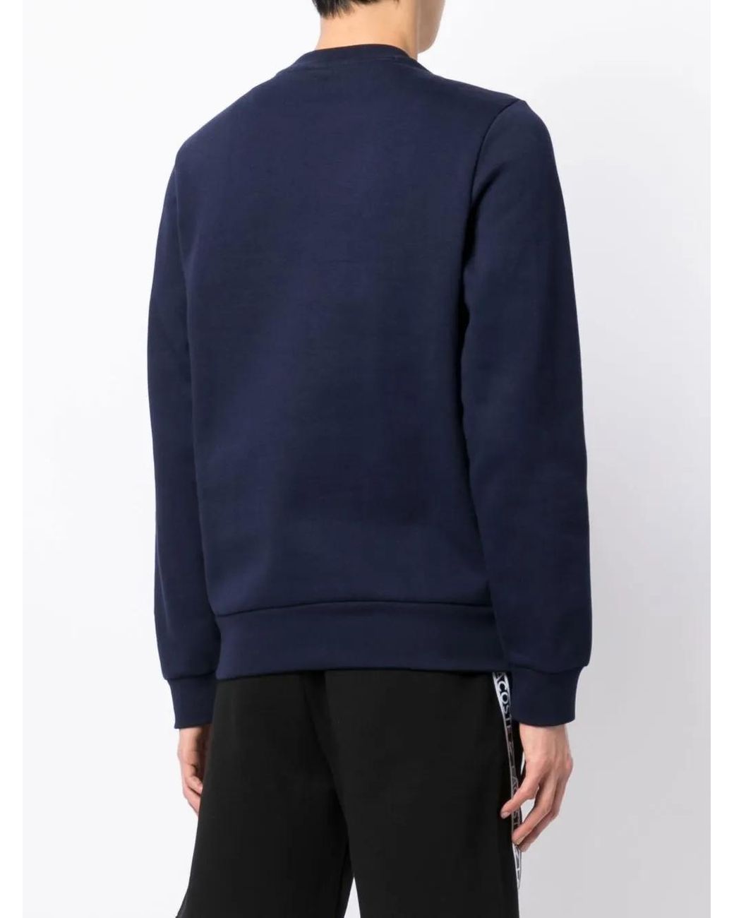 Lacoste Sweatshirt Mit Logo-Patch in Blue für Herren