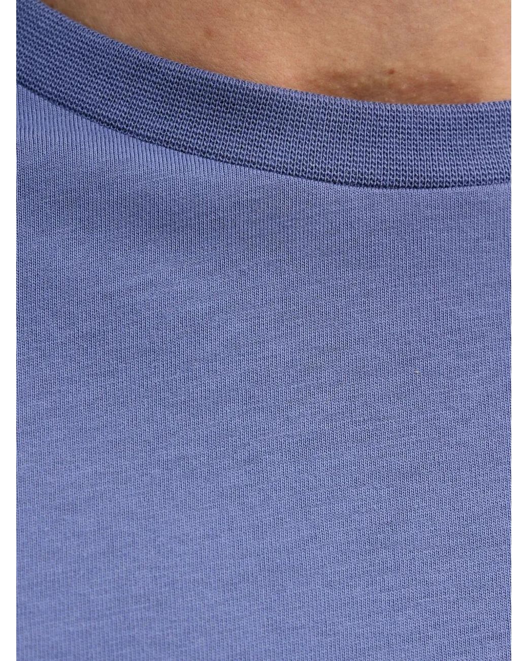 Hackett Blue Crew-Neck T-Shirt for men