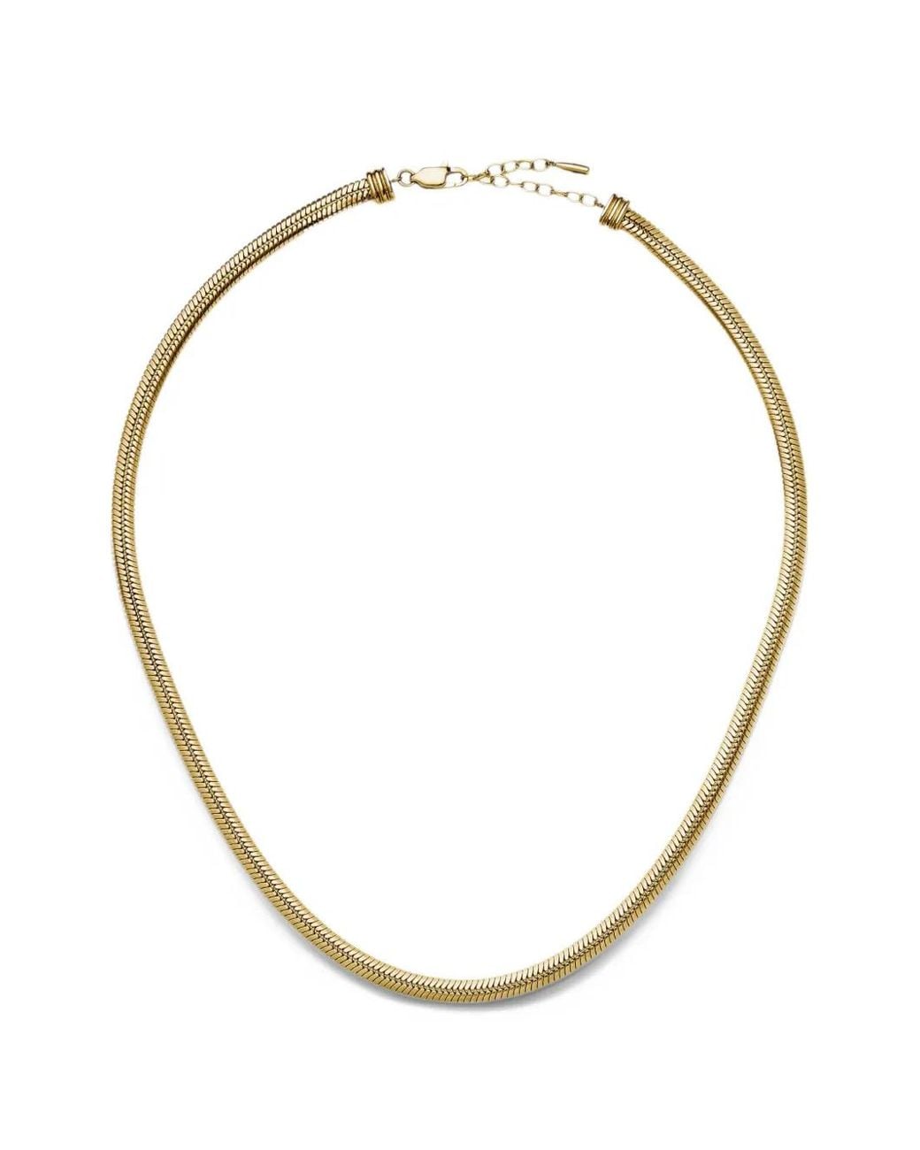 Missoma Metallic Classic Snake Chain Necklace