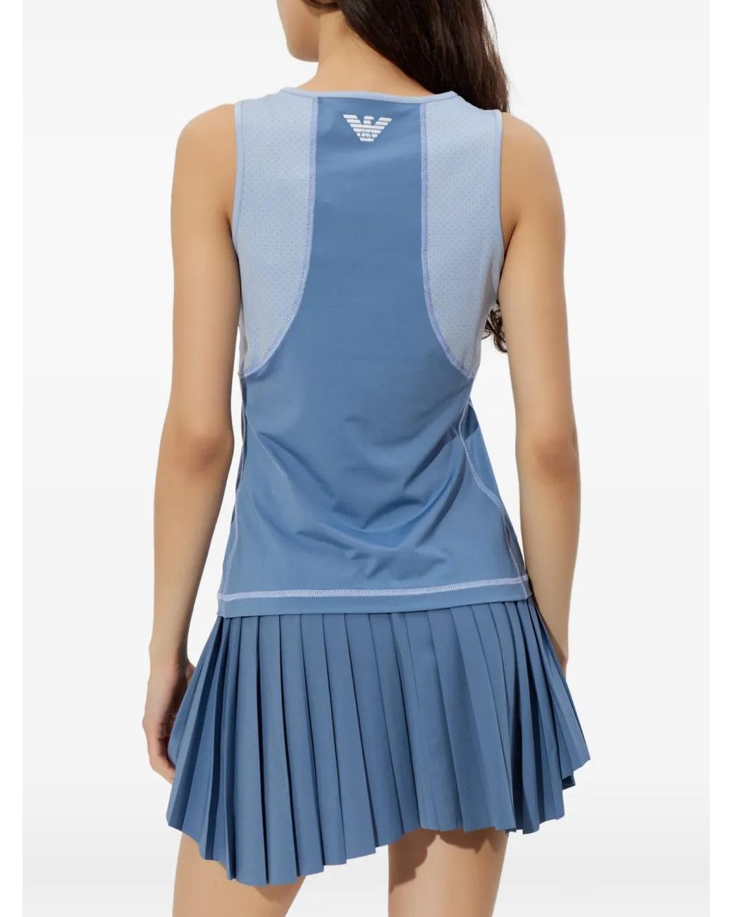EA7 Blue Tennis Pro Tank Top
