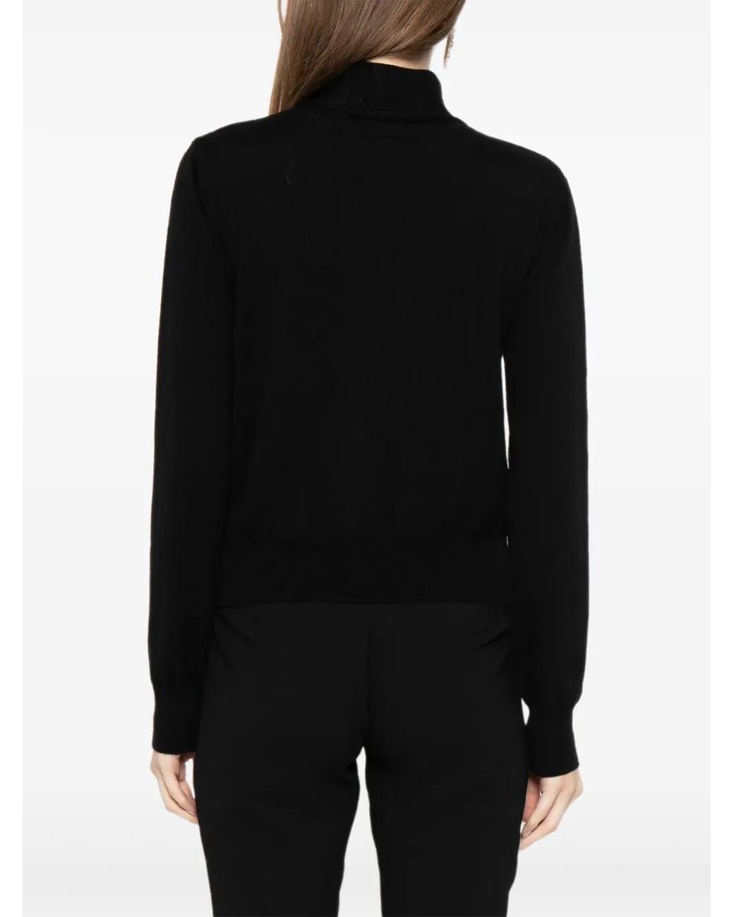 Saiid Kobeisy Black Logo-Patched Top