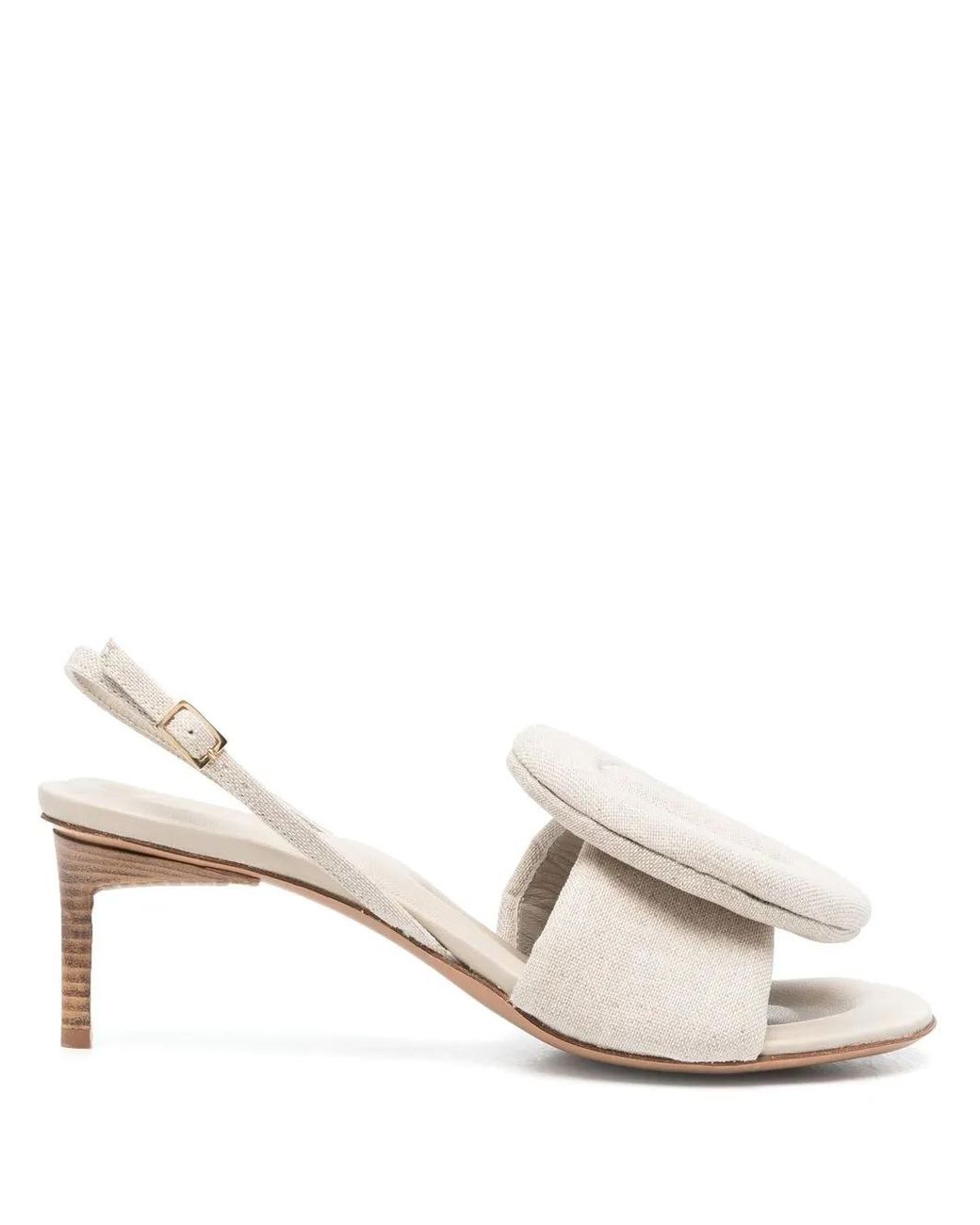 Jacquemus Natural Cuscinu Slingback Sandals