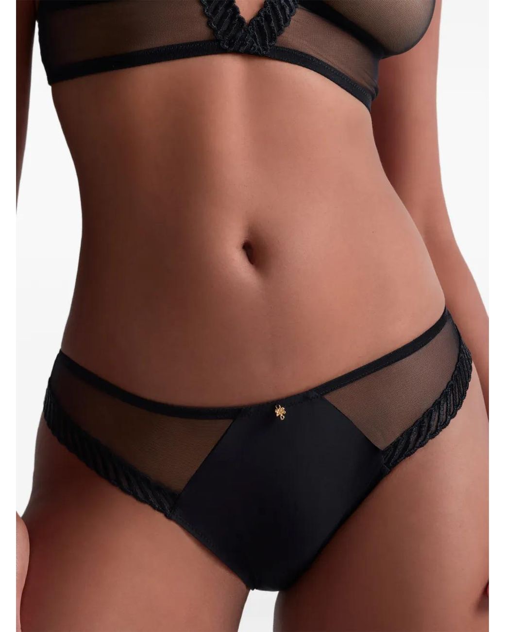 Bragas Sheer Emotion Aubade de color Black