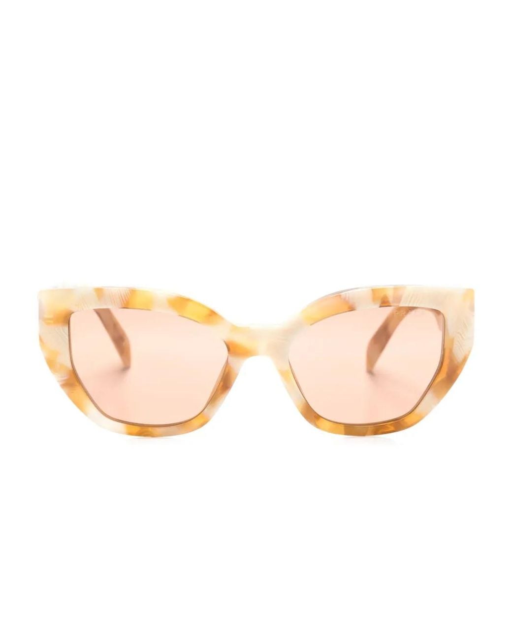 Prada Pink Butterfly-Frame Tinted Sunglasses