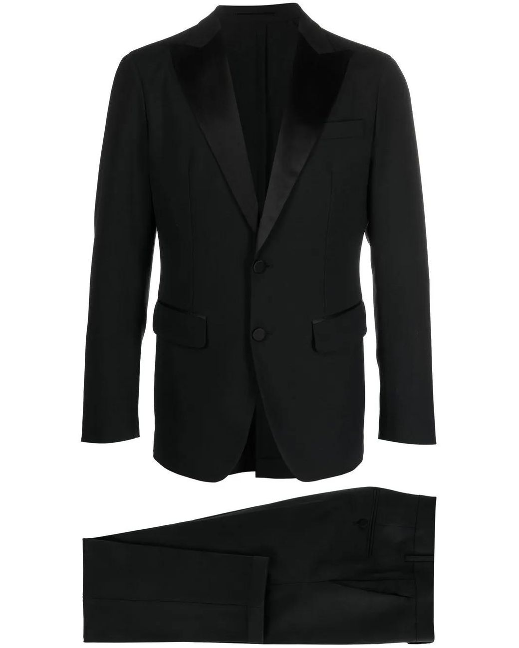 DSquared² Black Tailored Single-Breasted Suit for men