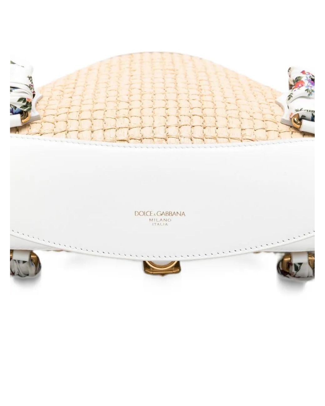 Dolce & Gabbana White Capri Coffa Bag