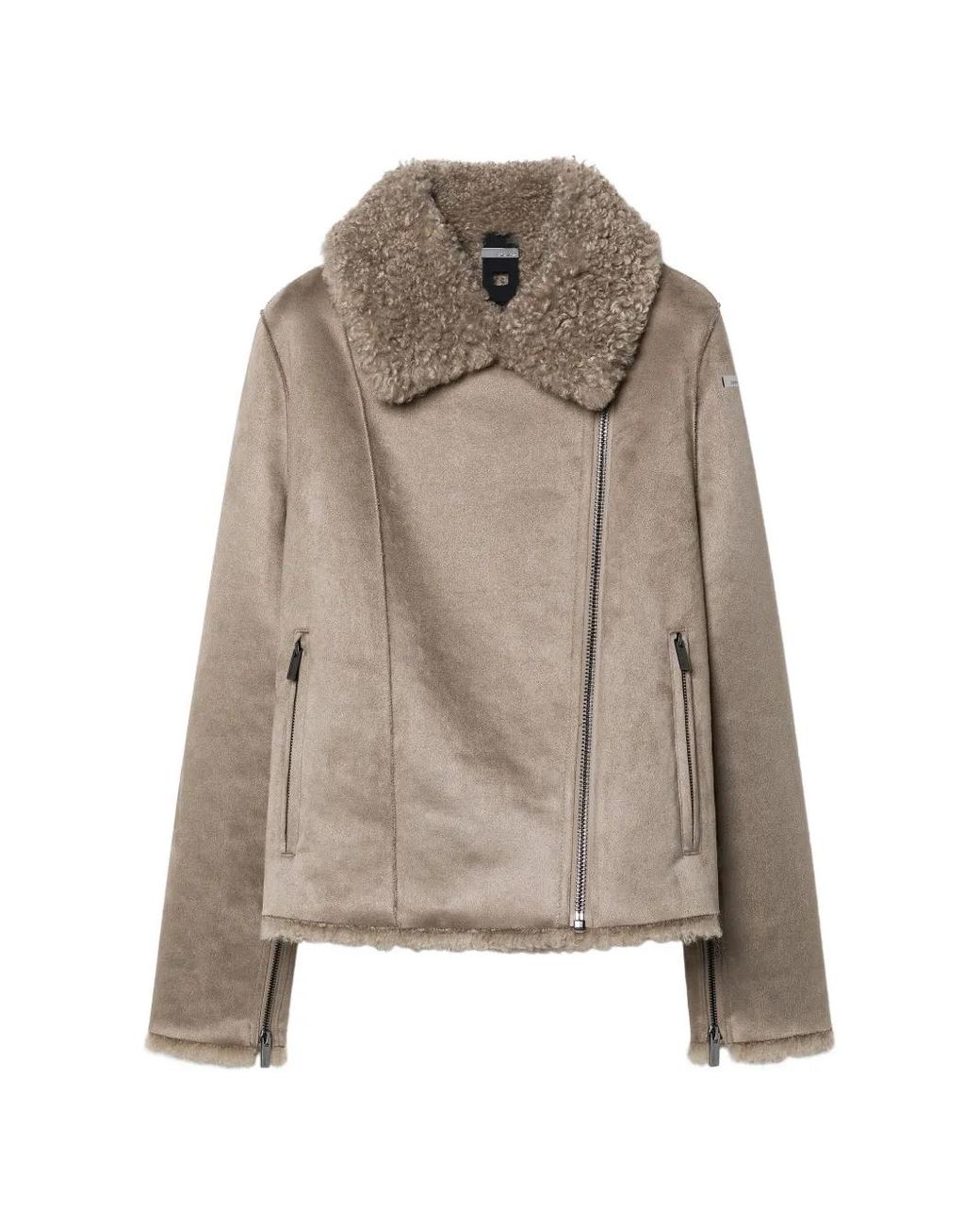 Rrd Natural Shearling-Collar Jacket