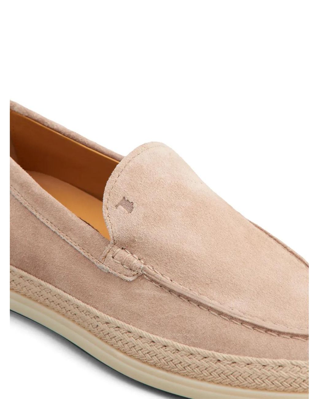 Tod's Natural Slipper Loafers
