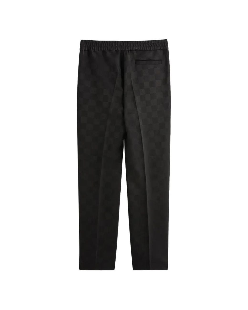 Kith Black Chatham Checked Trousers for men