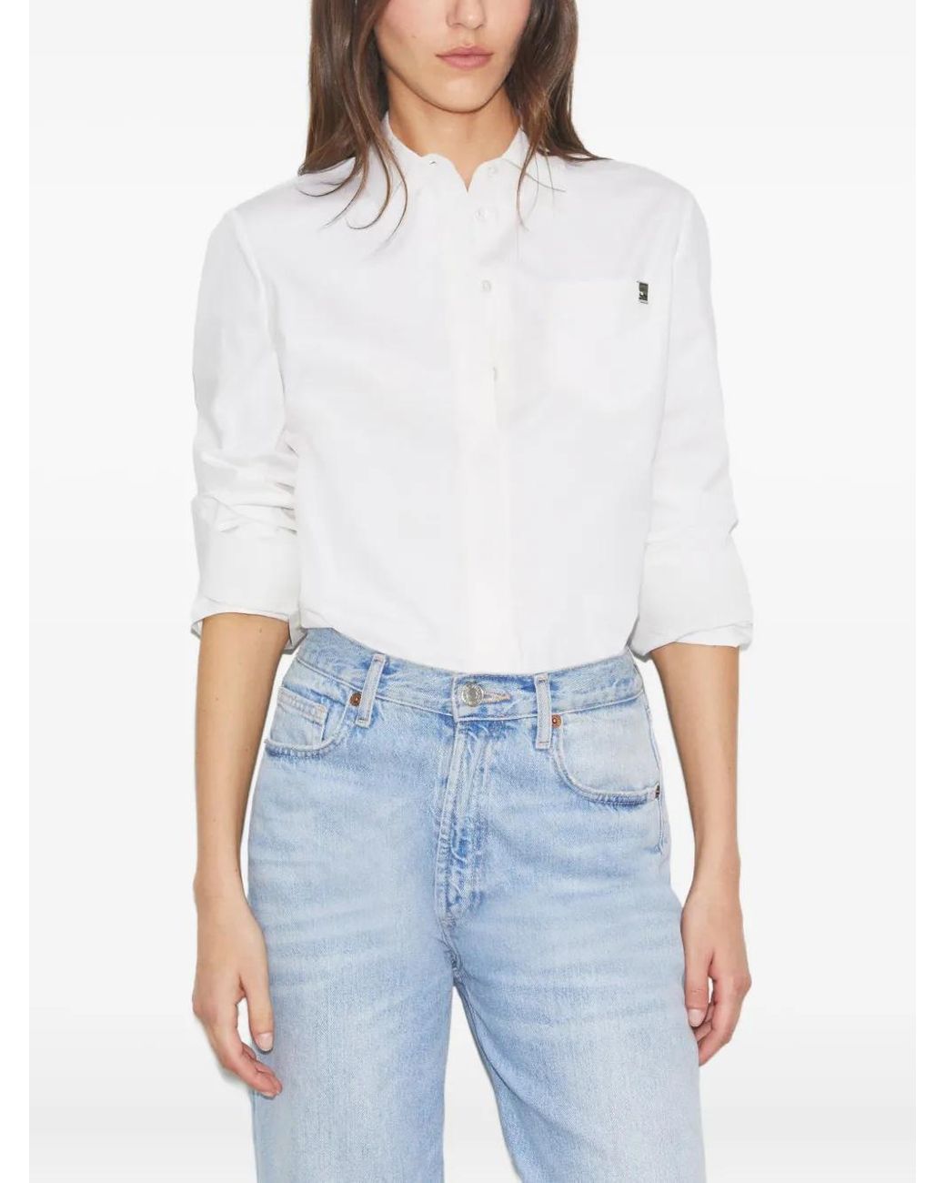 Tory Burch White Long-Sleeve Shirt