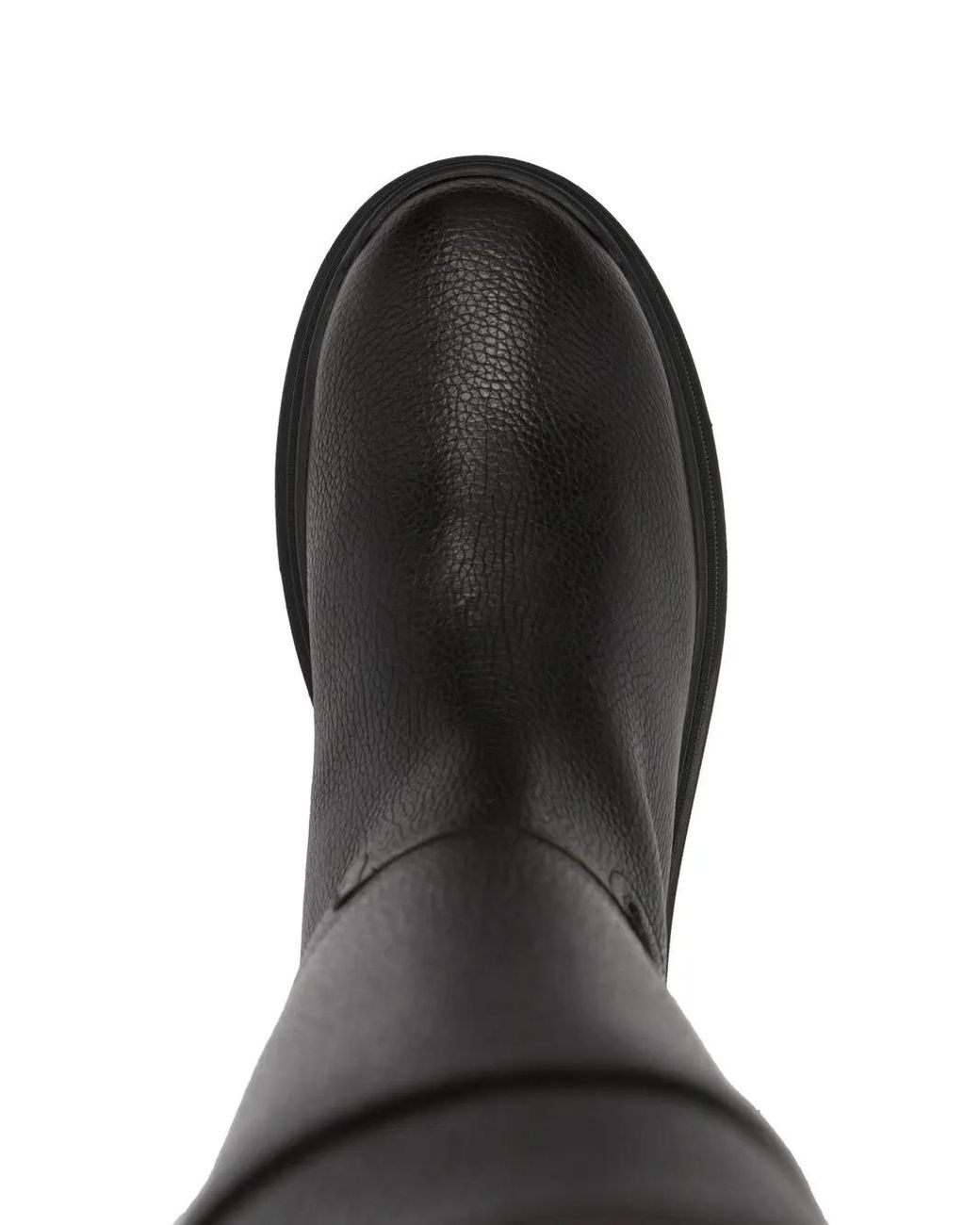 Ferragamo Black Vara Chain Knee-High Boots