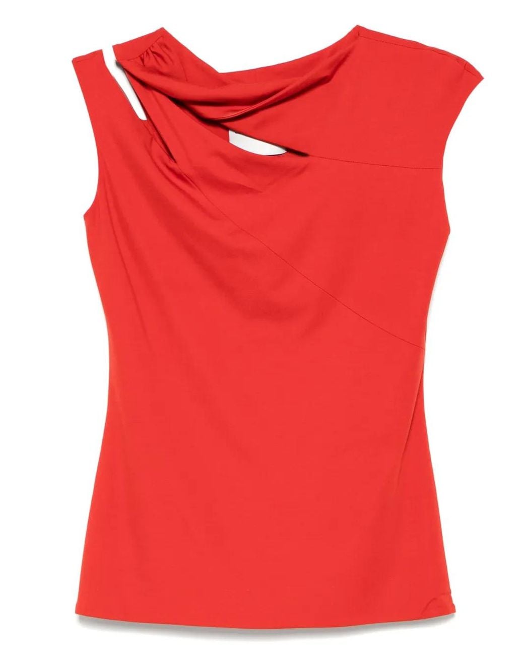 MOOS STUDIO Red Lipstick Theory Top