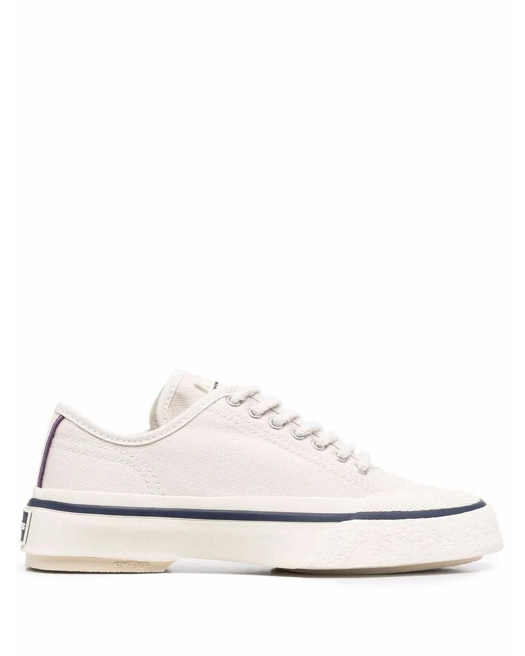 Eytys White Low-Top Lace-Up Sneakers