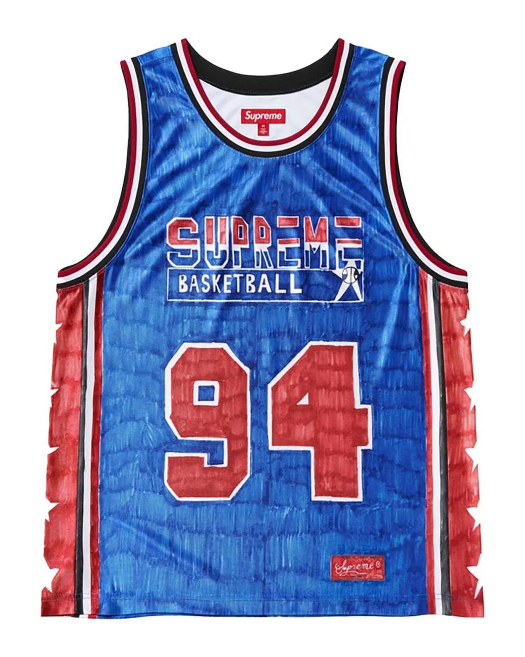 supreme-blue-Maillot-De-