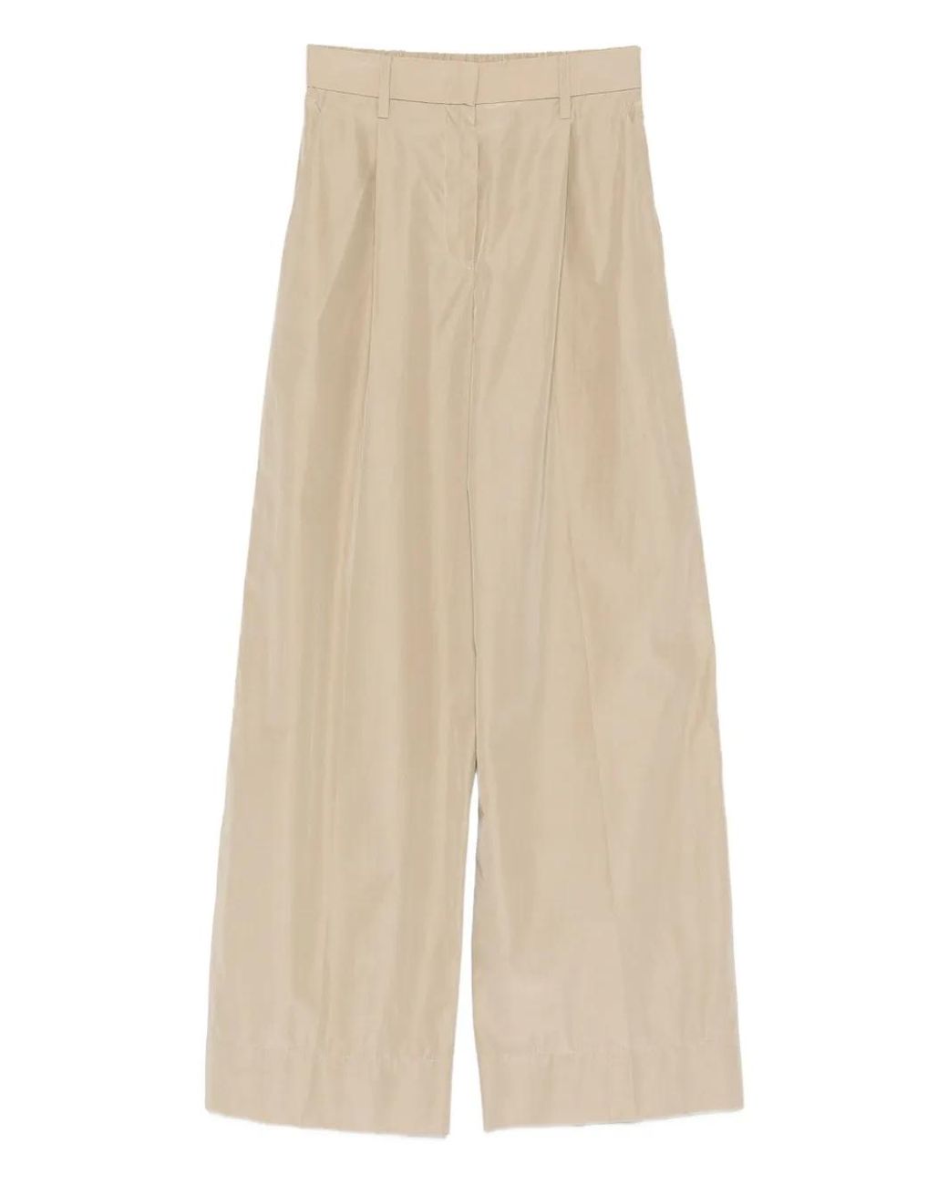 Forte_forte Natural Cotton Blend Trousers