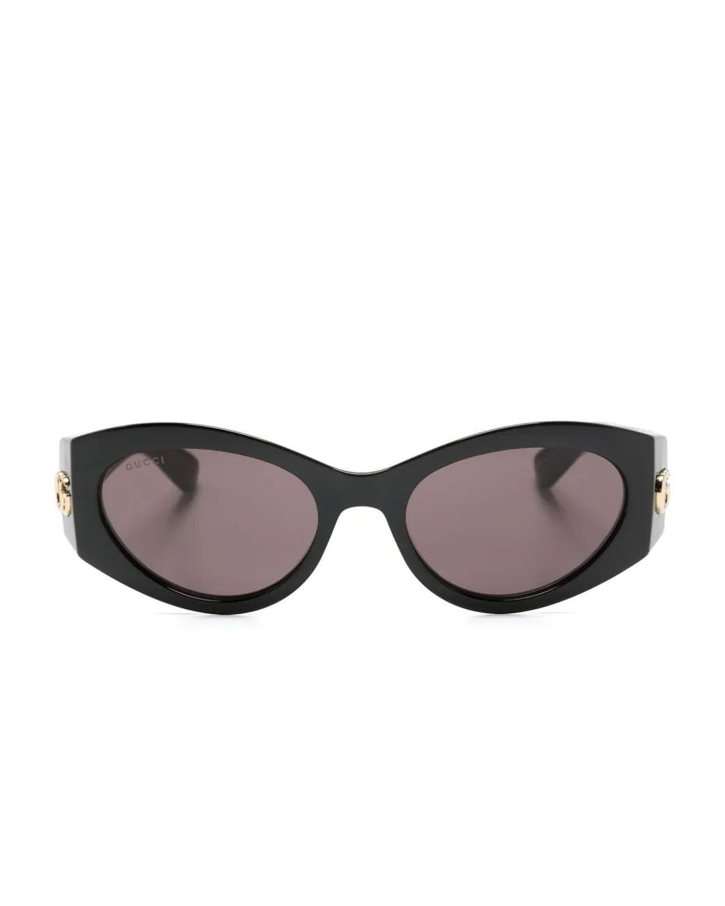 Gucci Gray Double G Cat-Eye Sunglasses