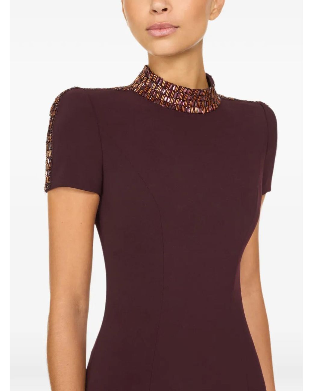 Abito Mesa di Jenny Packham in Purple