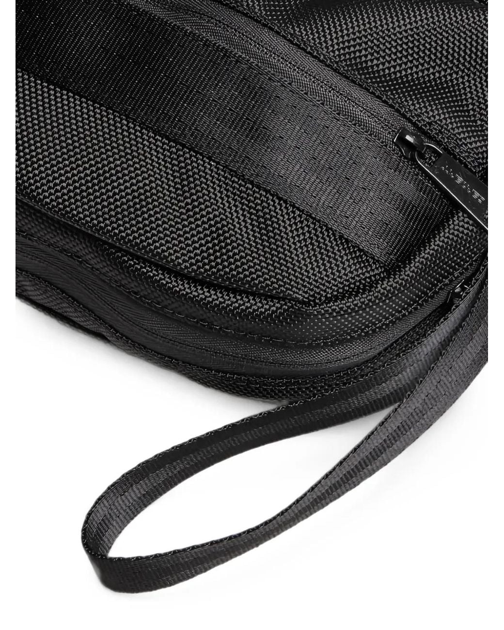 Carhartt Black Richmond Logo Patch Mini Pouch Clutch Handbag for men