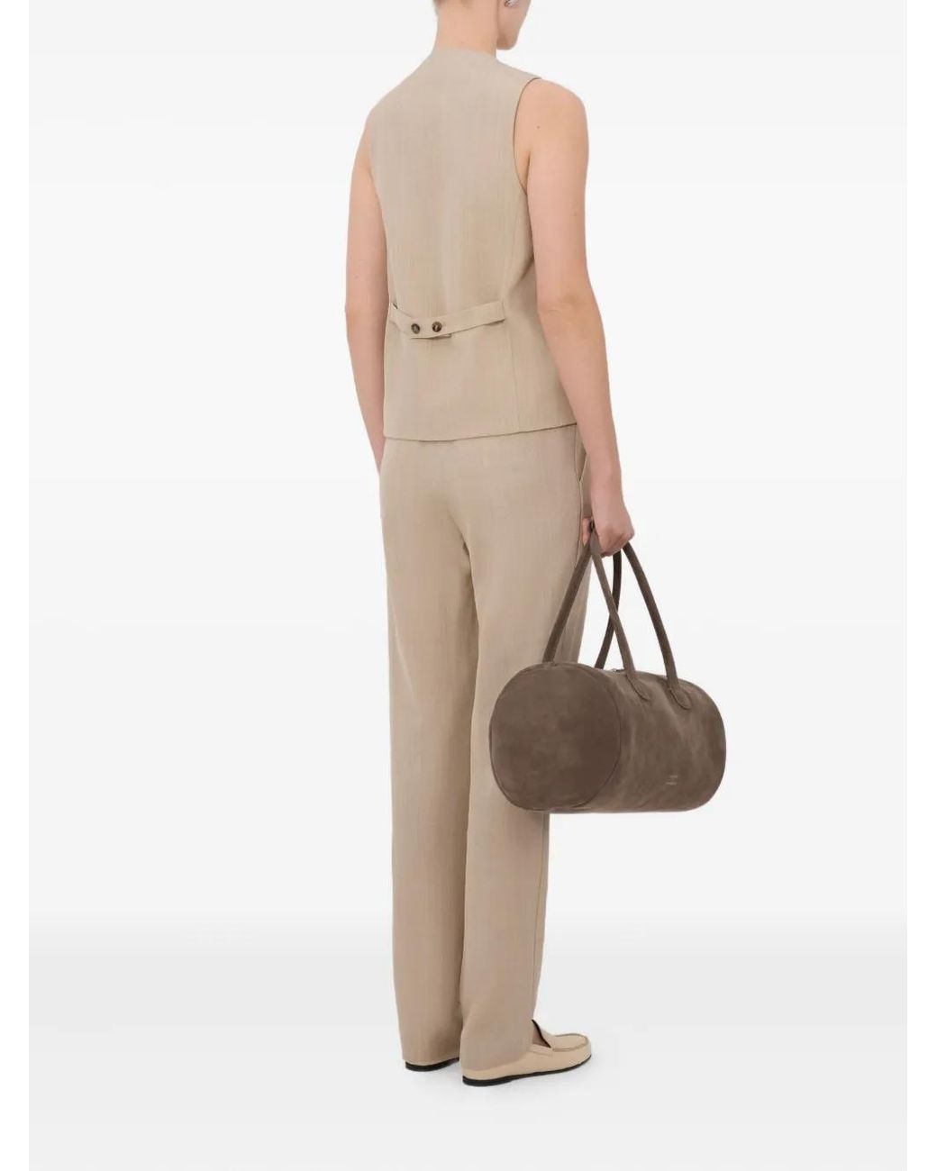 Loulou de Saison Natural Paco Buttoned Waistcoat