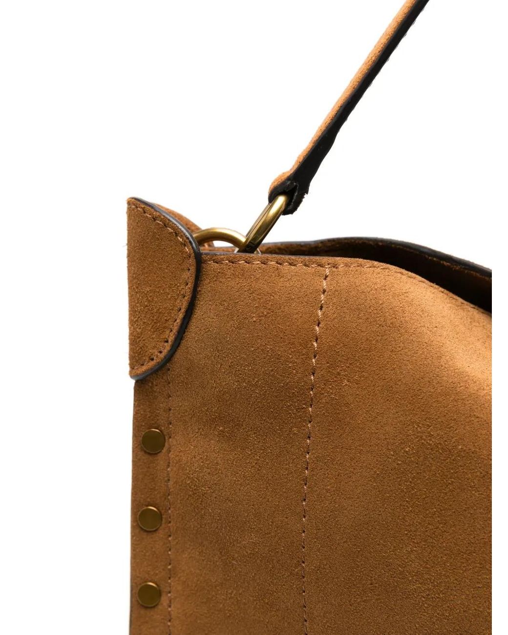 Isabel Marant Brown Oskan Soft Shoulder Bag