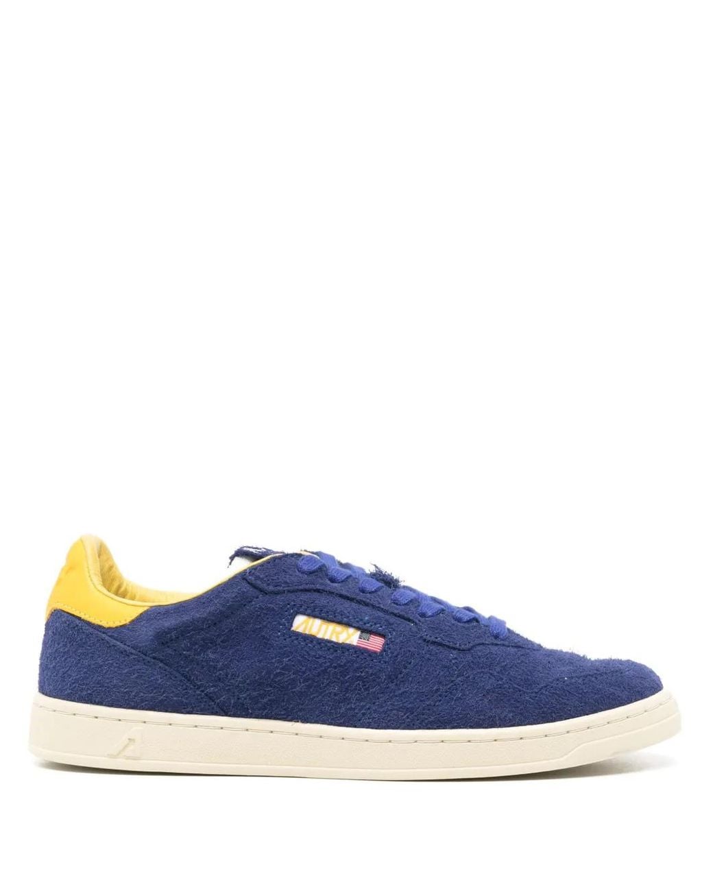 Autry Blue Medalist Flat Sneakers for men