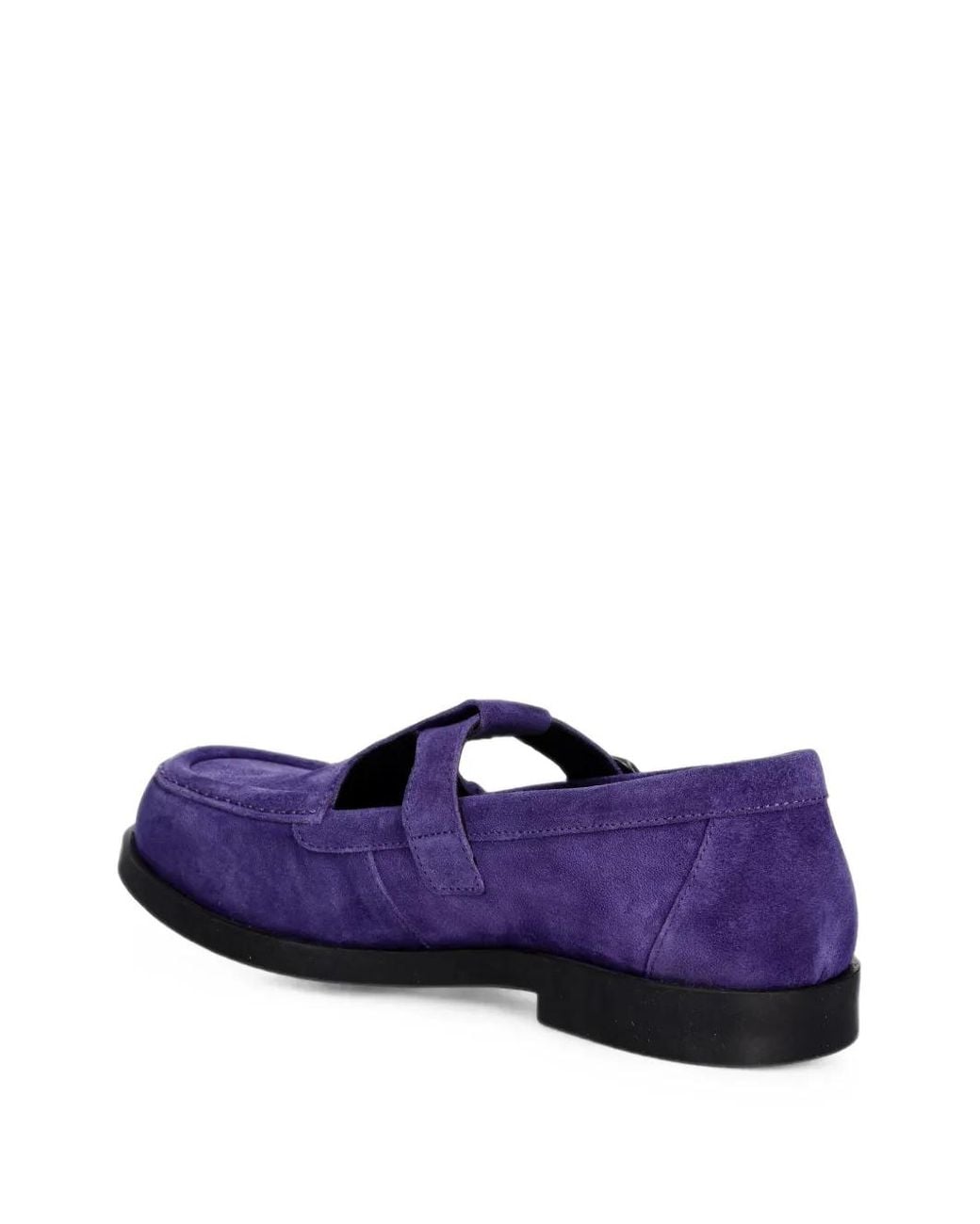 Fly London Purple Buckle-Fastening Suede Shoes