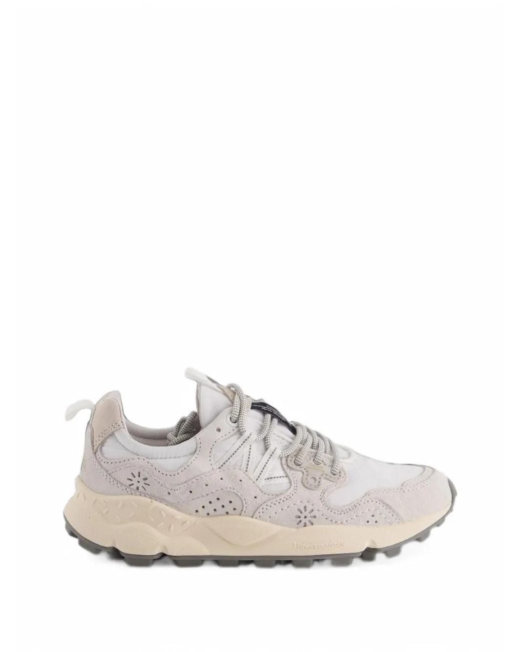 Flower Mountain White Yamano 3 Uni Lace-Up Sneakers