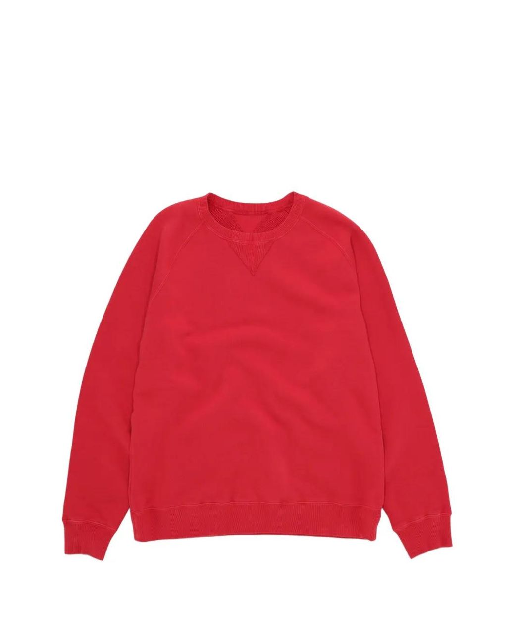 Fortela Red Harvard Raglan-Sleeve Sweatshirt for men