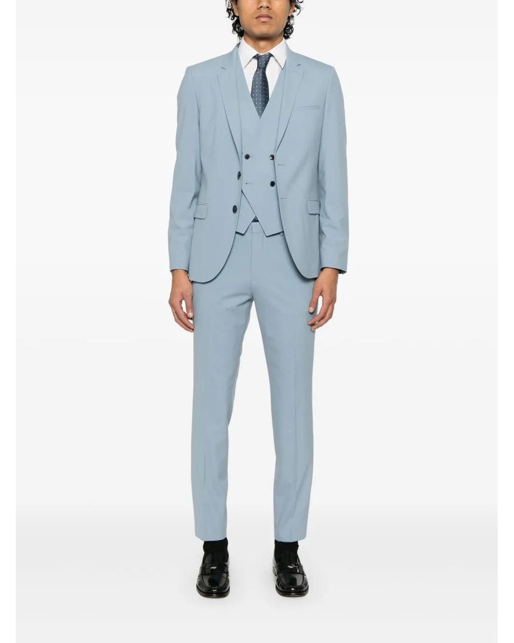 HUGO Blue Single-Breasted Suit for men