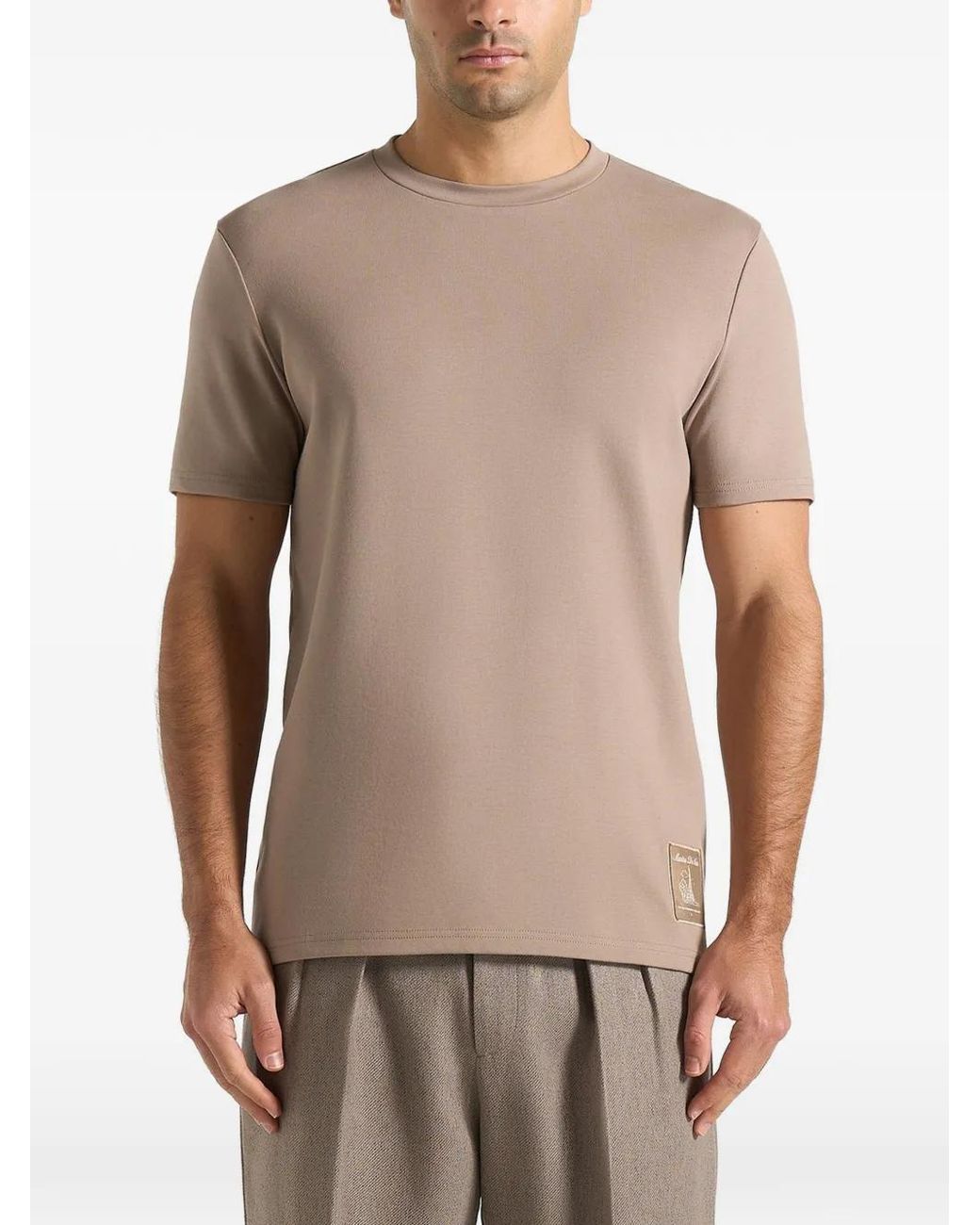 Manière De Voir Gray Ts002 T-Shirt En Coton Taille Régulière for men