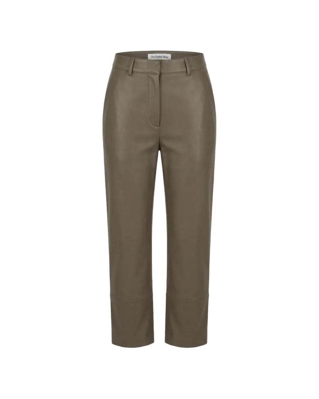 Frankie Shop Gray Pantalon Lior En Cuir