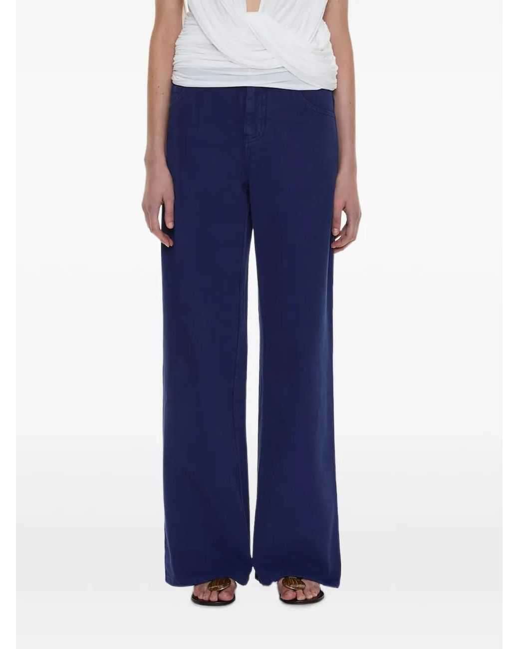 Christopher Esber Blue Quartz Relaxed-Fit Jeans