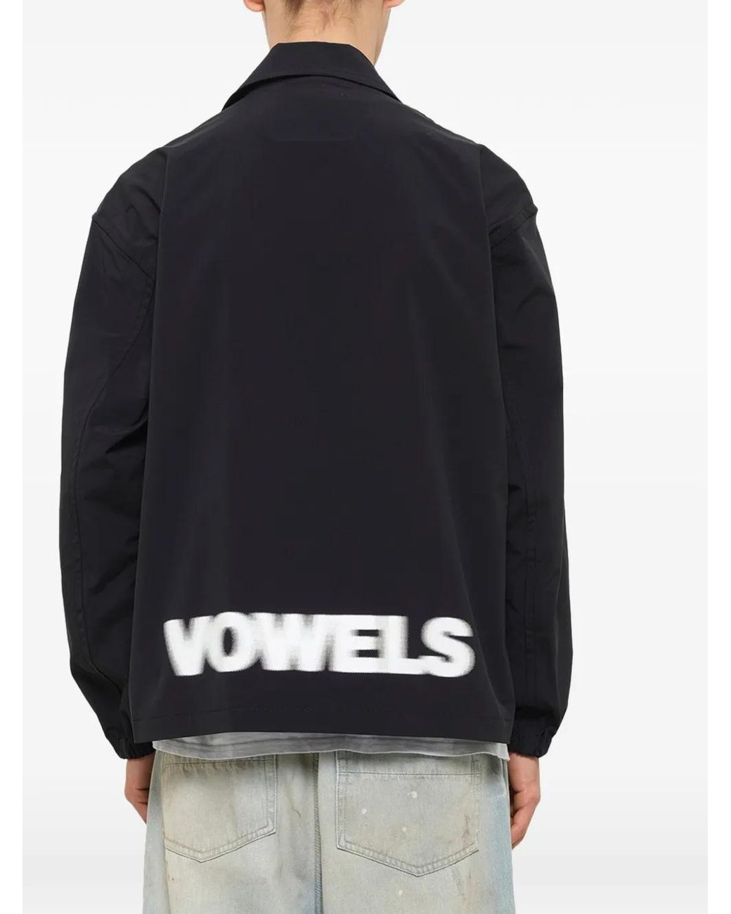 vowels Blue Coach Jacket