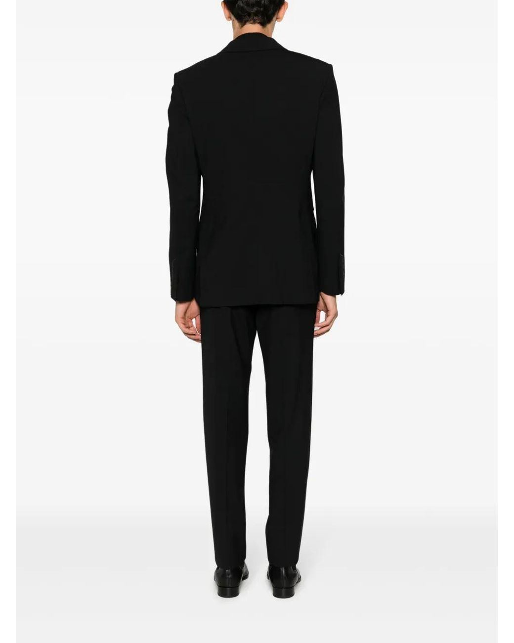 Tom Ford Black Single-Breasted Wool Suit for men