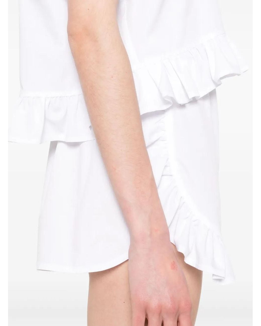 Ioana Ciolacu White Dhalia Shorts