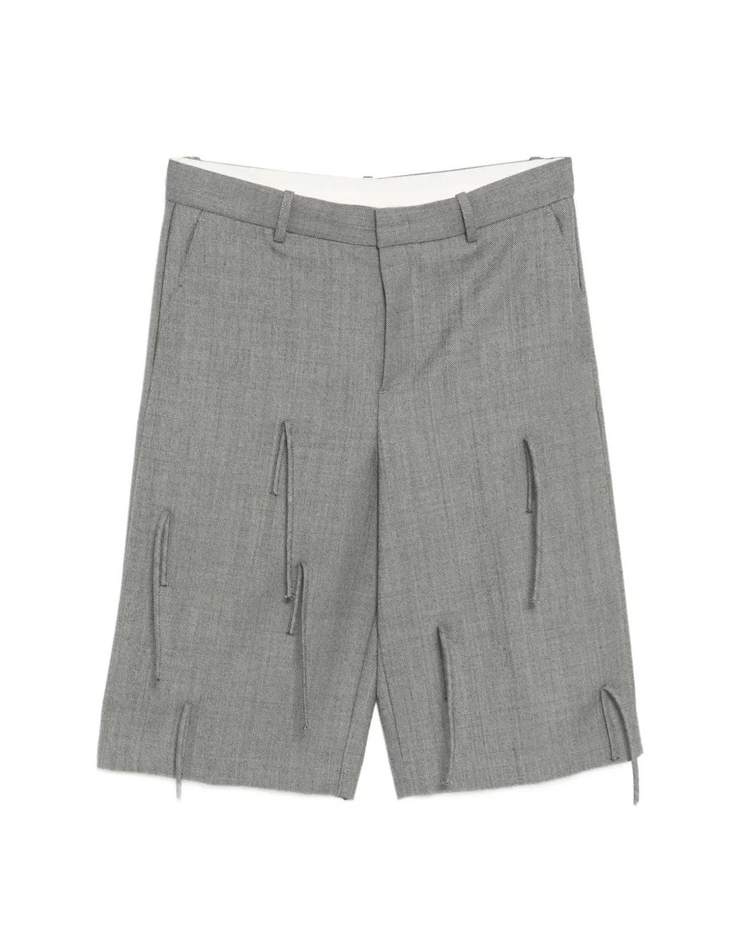 JNBY Gray Tassel Details Shorts