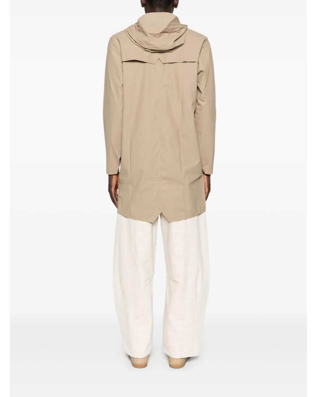 Rains Natural Hooded Parka