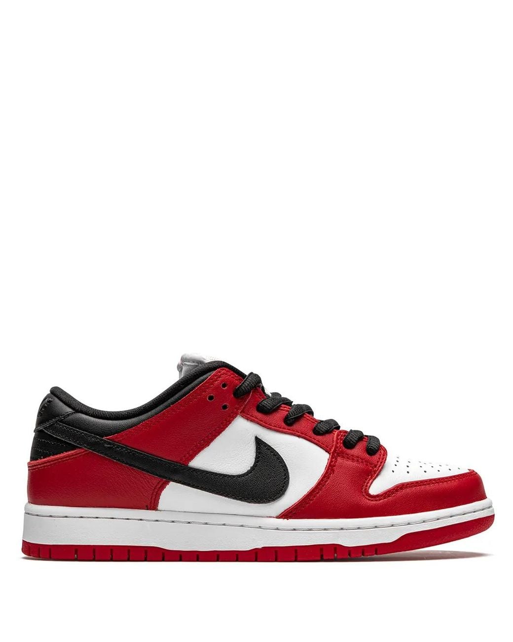 Nike Red Sb Dunk Low Pro "Chicago" Shoes