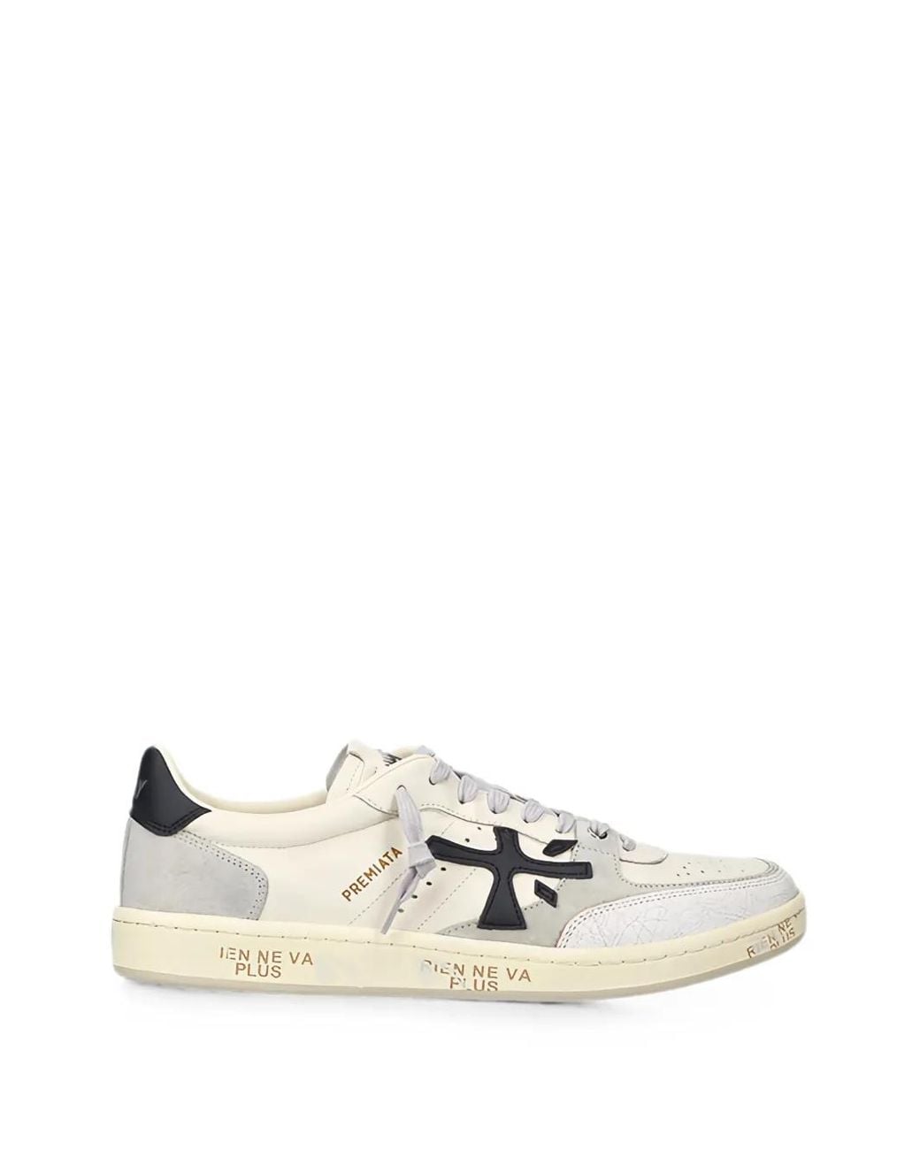 Premiata White Baskets Bskt Clay 7262 for men