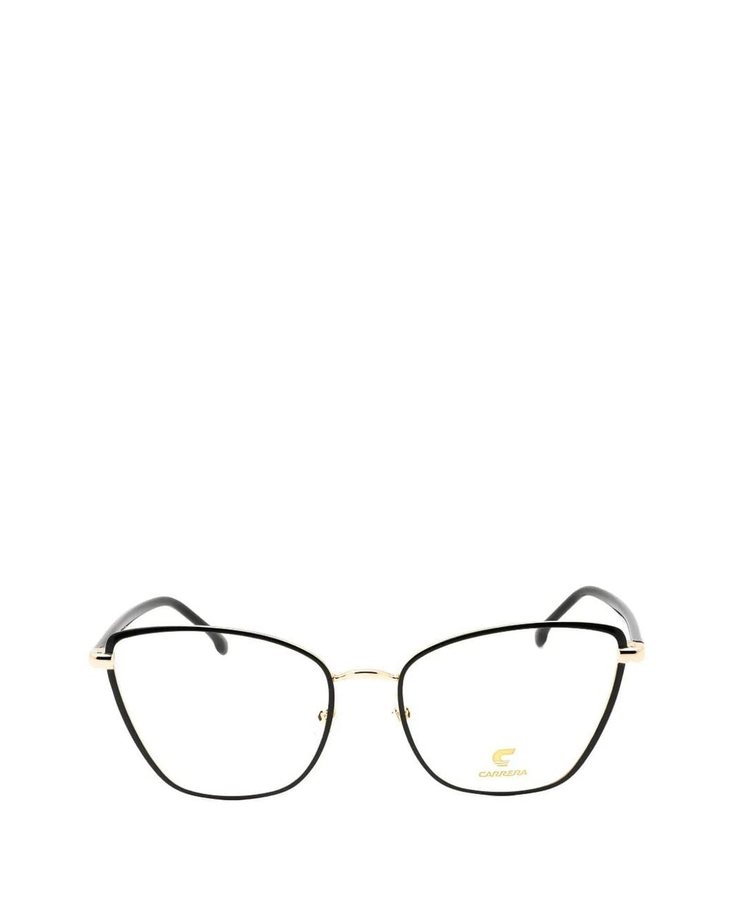 Carrera Black Cat-Eye Frame Glasses