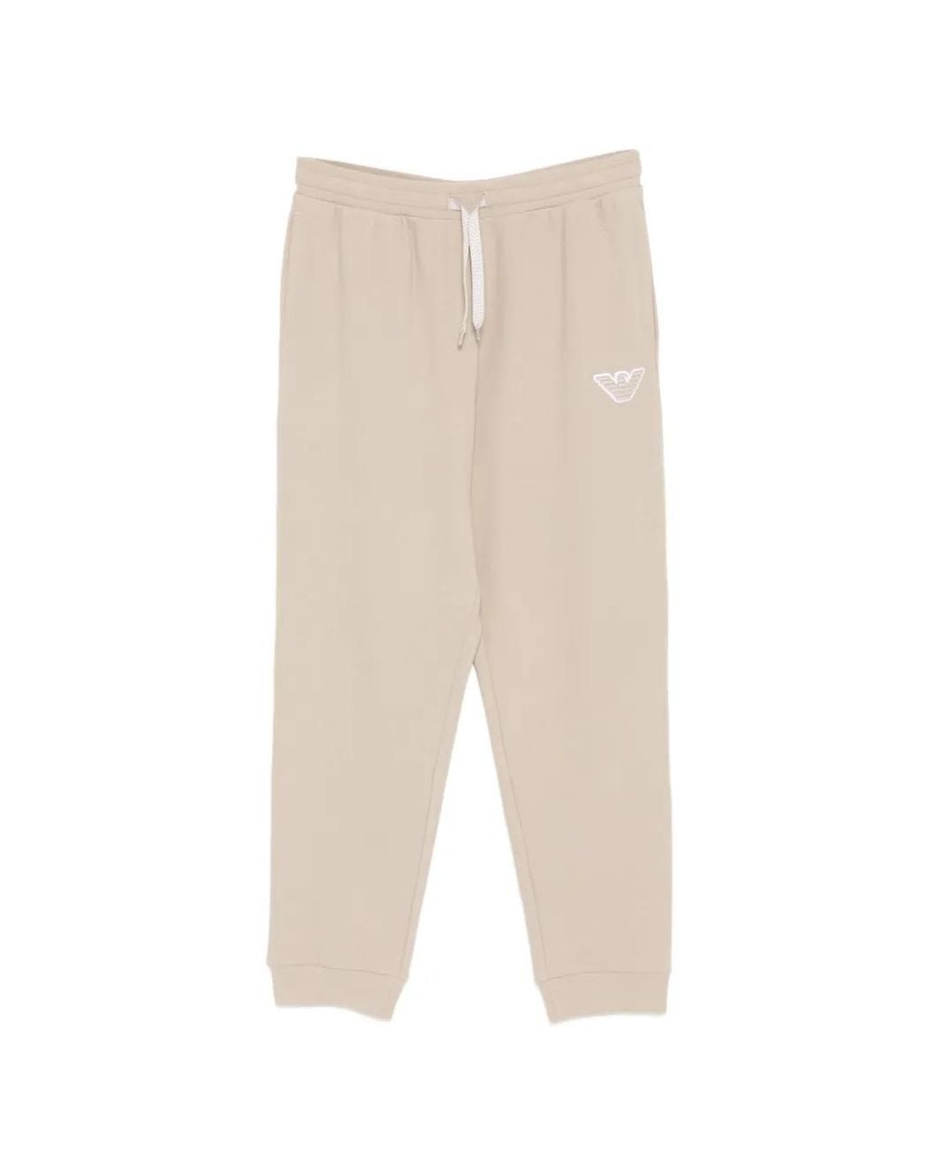 Emporio Armani White Pantalon À Lien De Resserrage for men