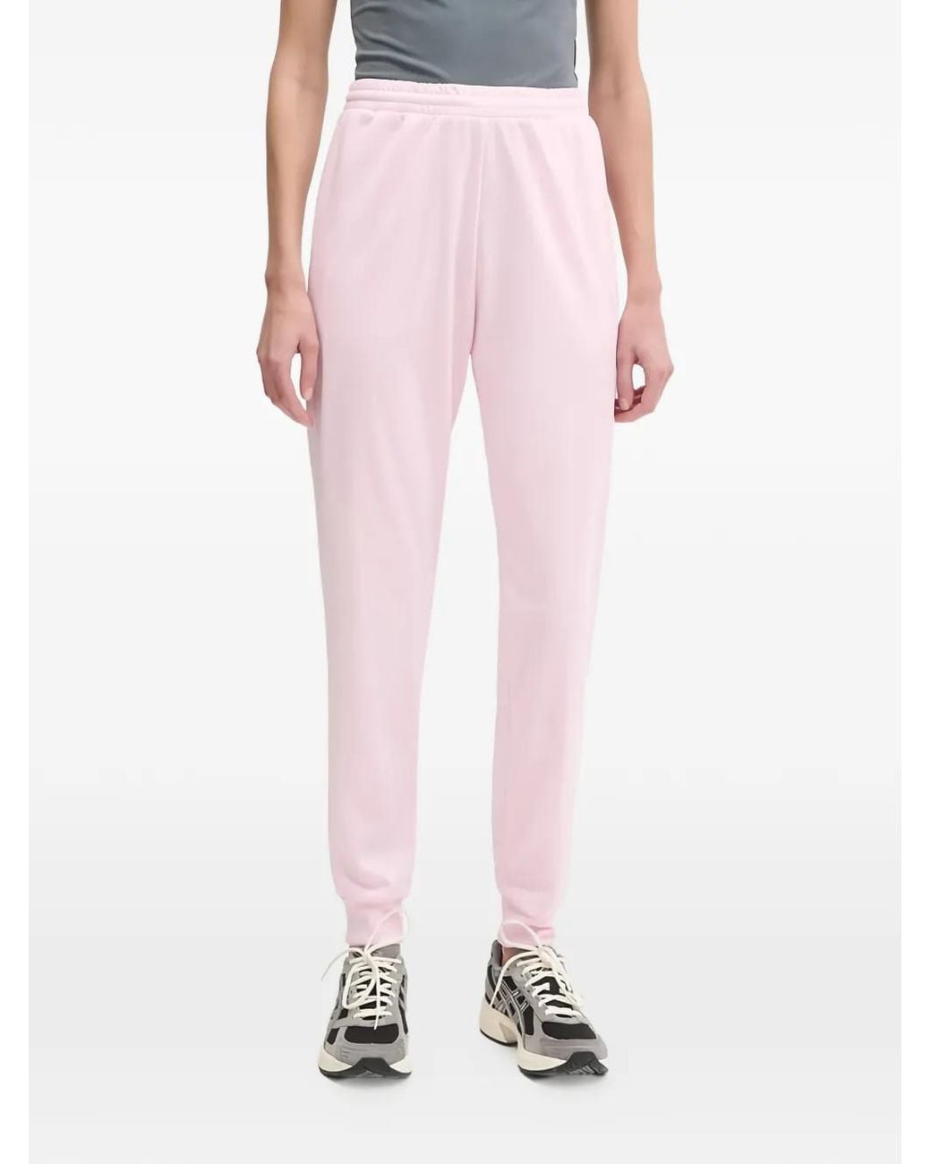 Adidas Pink Zip-Fastening Logo-Embroidered Tracksuit