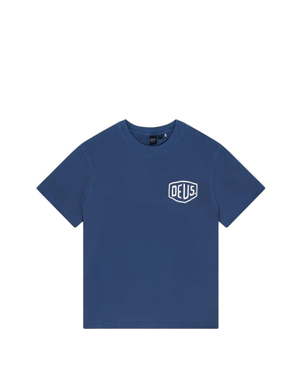 Deus Ex Machina Blue Shield Logo-Print T-Shirt for men