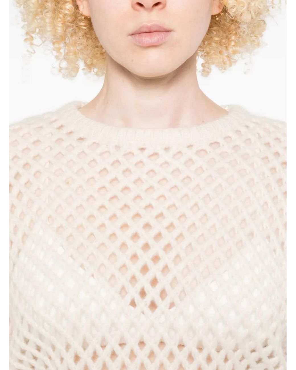 Max Mara White Sweaters