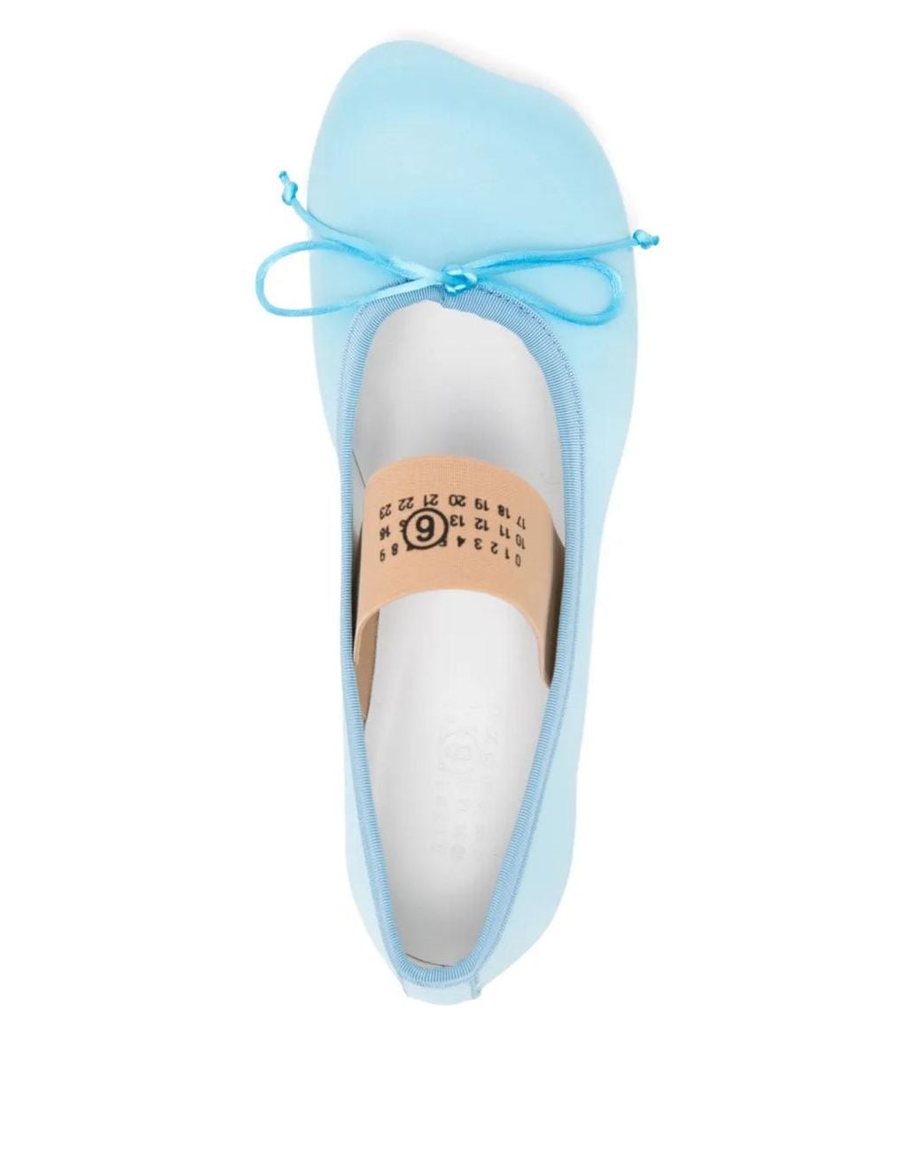 MM6 by Maison Margiela Anatomic Ballet Flats in Blue | Lyst