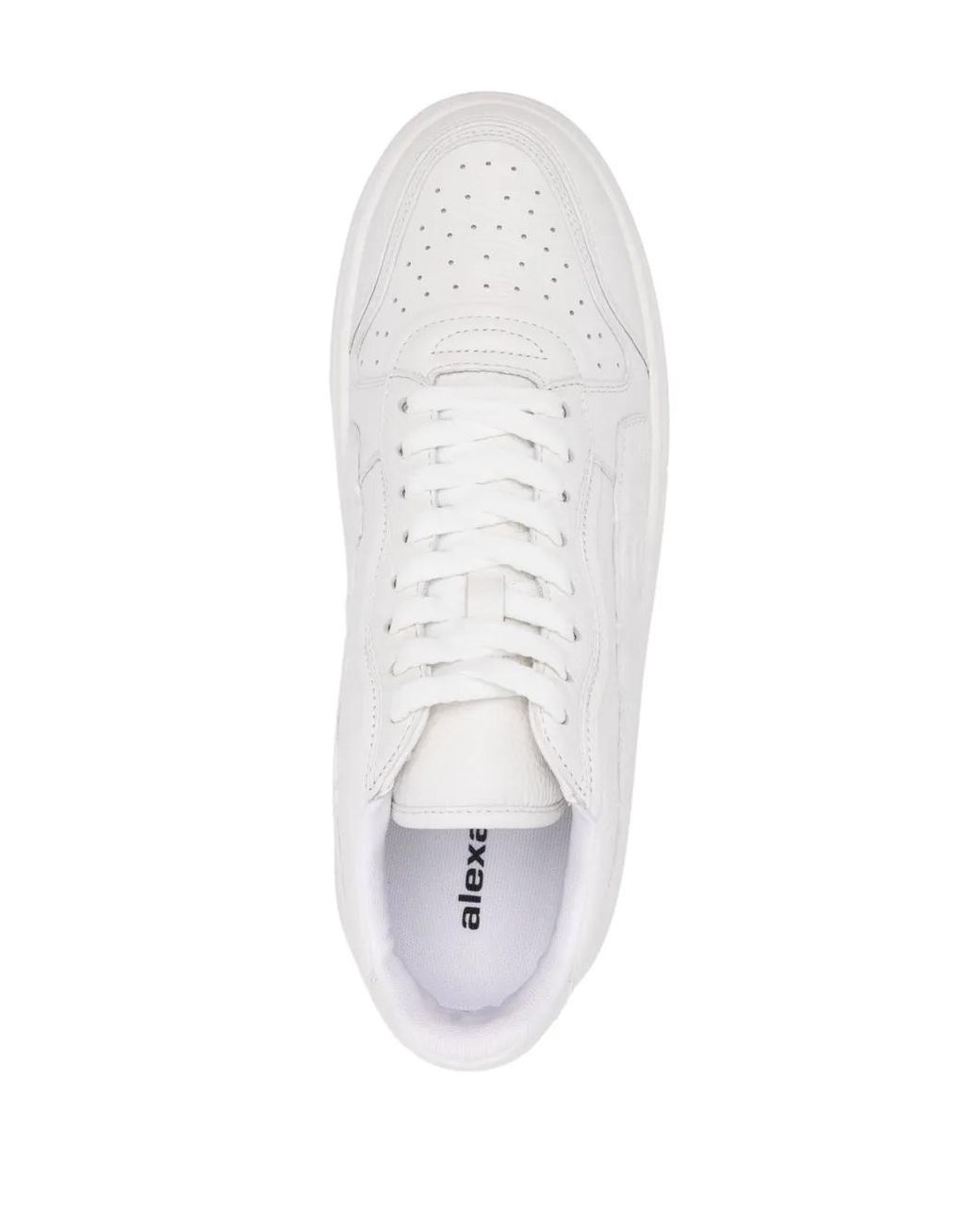 Alexander Wang White Puff Leather Sneakers for men
