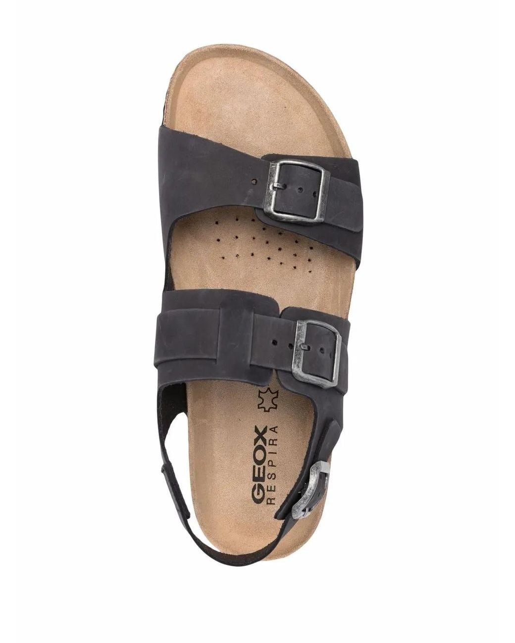 Geox White Ghita Leather Sandals for men