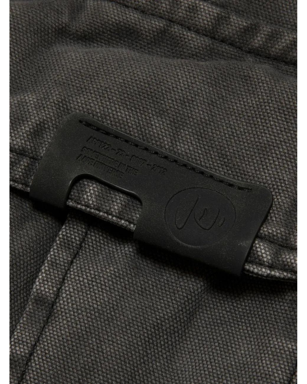 Aape By A Bathing Ape Gray Logo-Patch Cargo Trousers for men