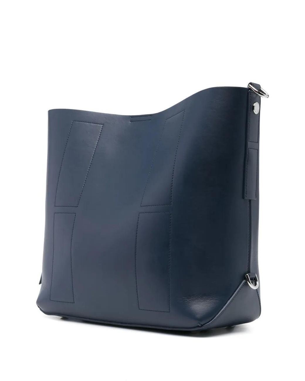 Hogan Blue Calf Leather Shoulder Bag